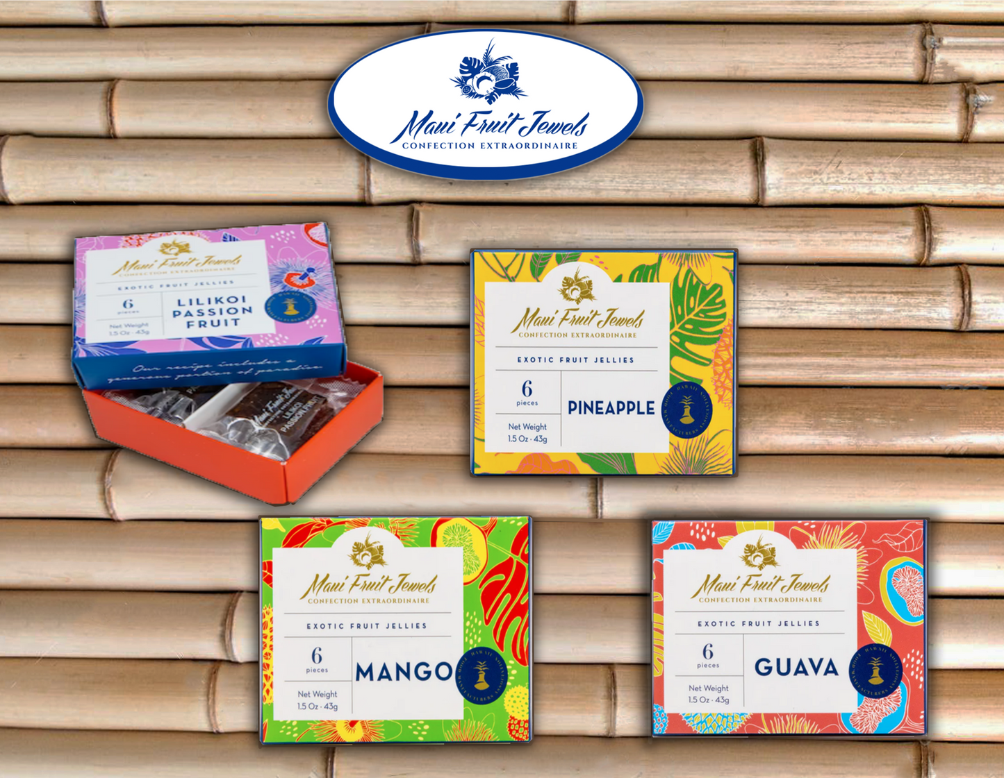 Fruit Jewels 6pc - Maui Fruit Jewels