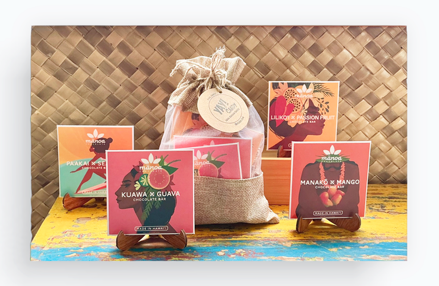 Manoa Mini gift bag of 4 - Manoa Chocolate