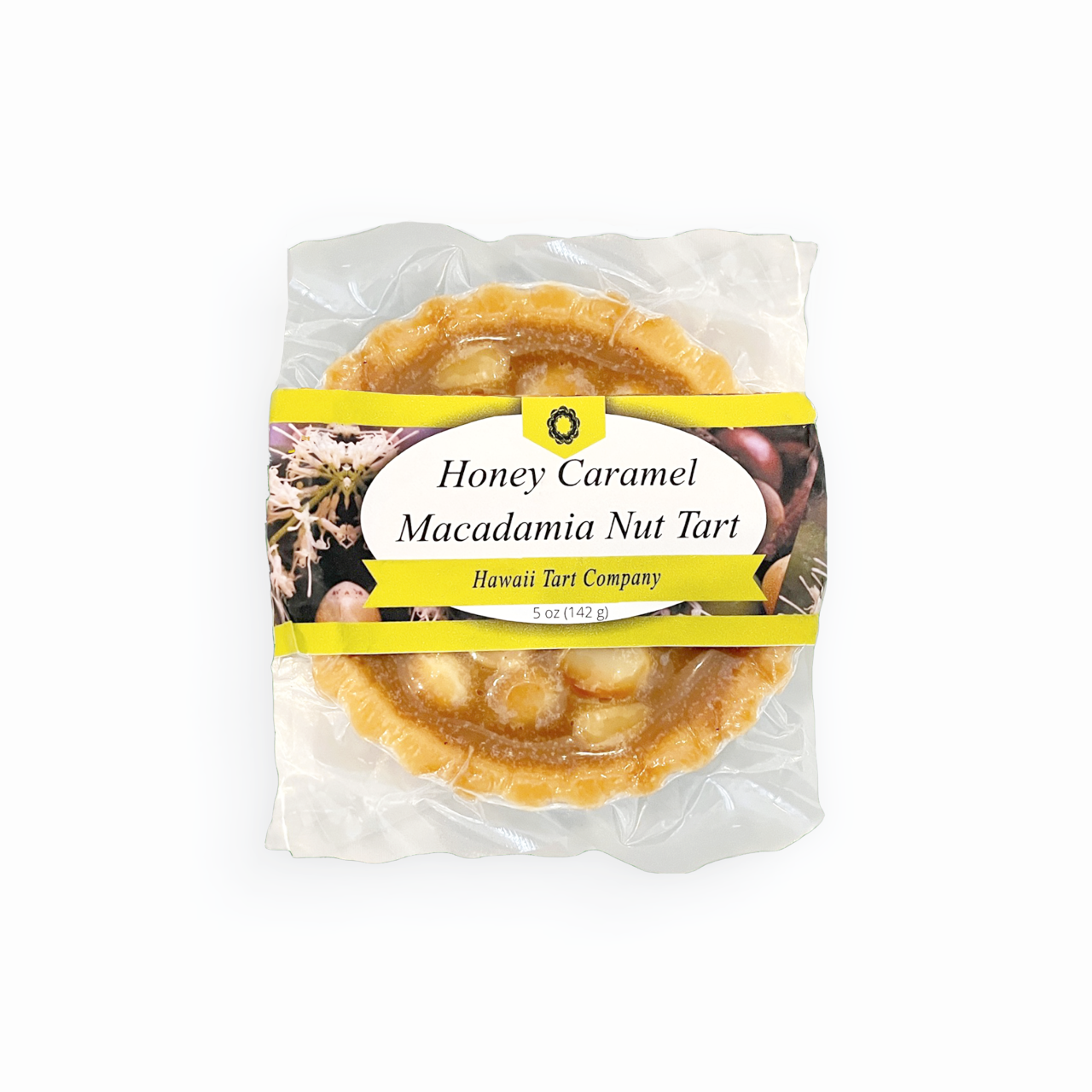 Honey Caramel Macadamia Nut Tart, 4inch - Hawaiian Tart Co.