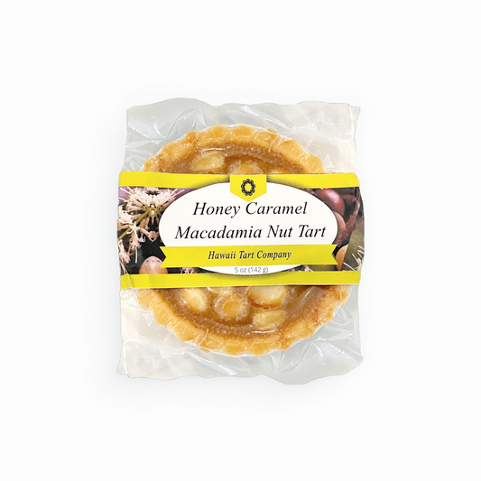 Honey Caramel Macadamia Nut Tart, 4inch - Hawaiian Tart Co.