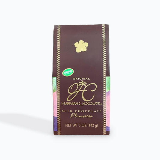 Small Plumerias - Milk Chocolate, 5oz - The Original Hawaiian Chocolate Factory