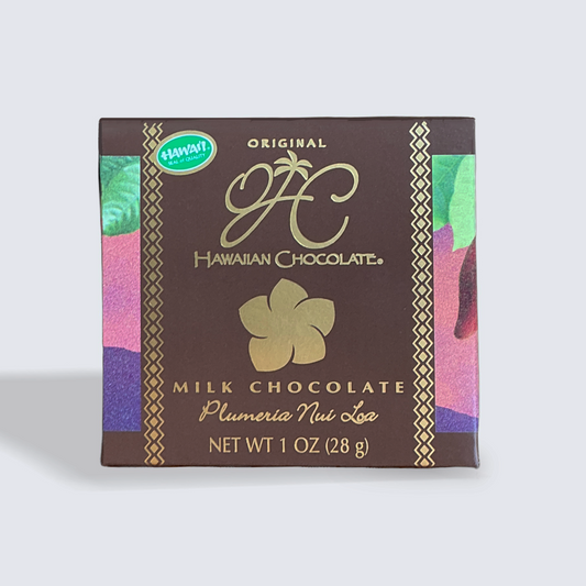 Large Plumeria - Milk Chocolate, 1oz - Original Hawaiian Chocolate Factory